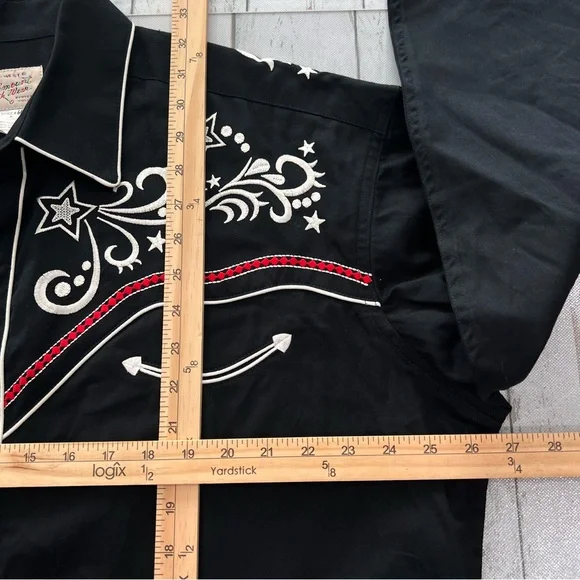 Rockmount Men's Star & Scroll Embroidered Western Shirt Sz XL - Picture 7 of 9